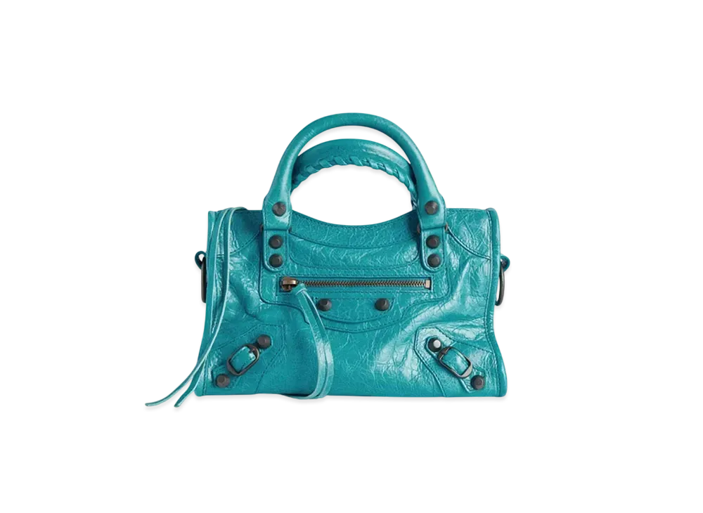 BALENCIAGA Le City Mini Bag "Turquoise"