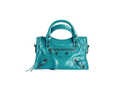 BALENCIAGA Le City Mini Bag "Turquoise"