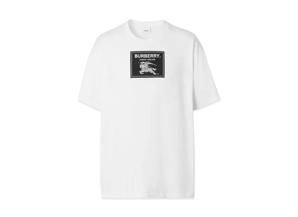 Burberry Men's Prorsum Label Cotton T-shirt "White"