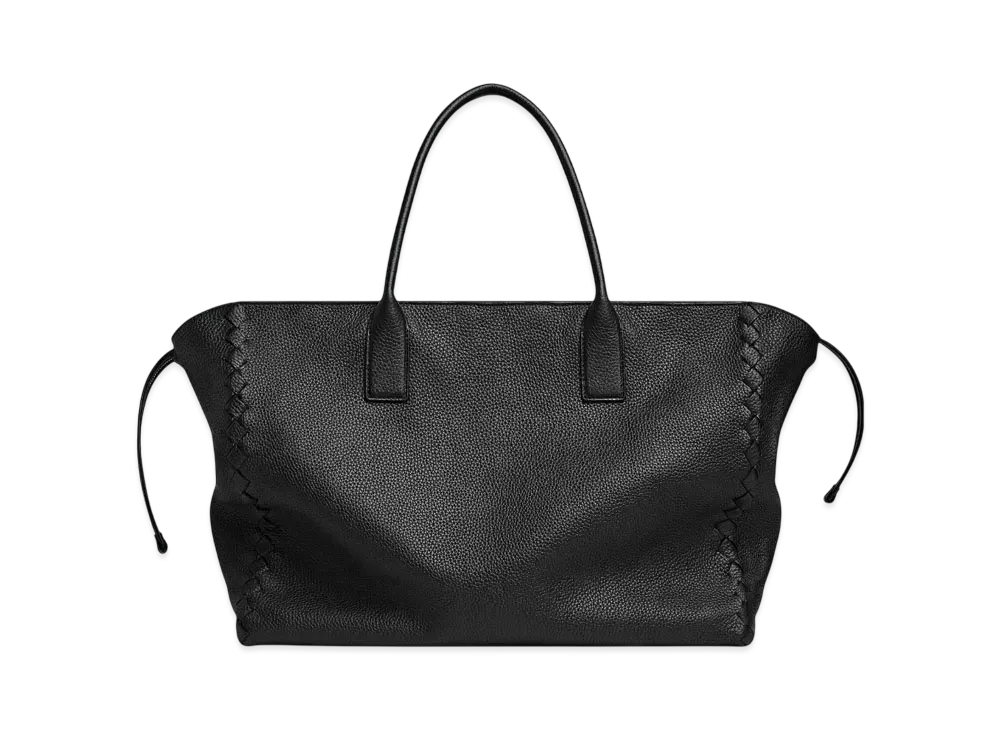 Bottega Veneta Large Zipped Cabat "Black"