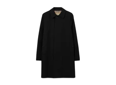 Burberry Men's Mid Length Camden Heritage Car Coat "Black"