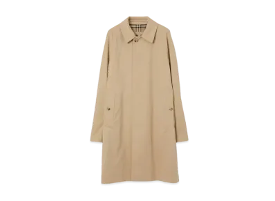 Burberry Men's Mid Length Camden Heritage Car Coat "Honey"