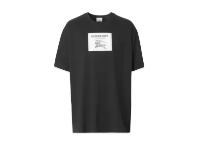 Burberry Men's Prorsum Label Cotton T-shirt "Black"