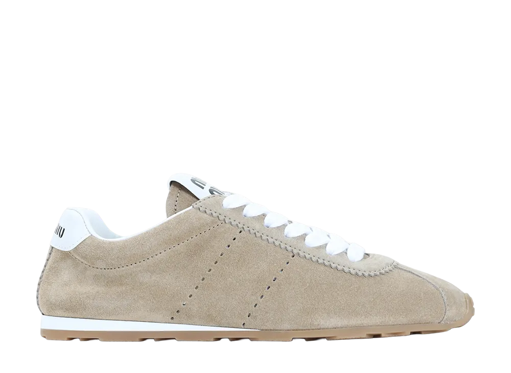 MIU MIU Women's Plume Sneakers "Beige"