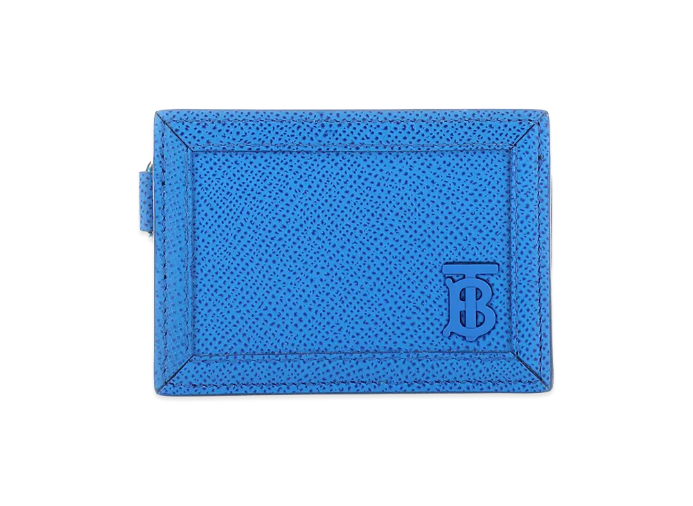 Burberry Turquoise Leather Card Holder "Blue"