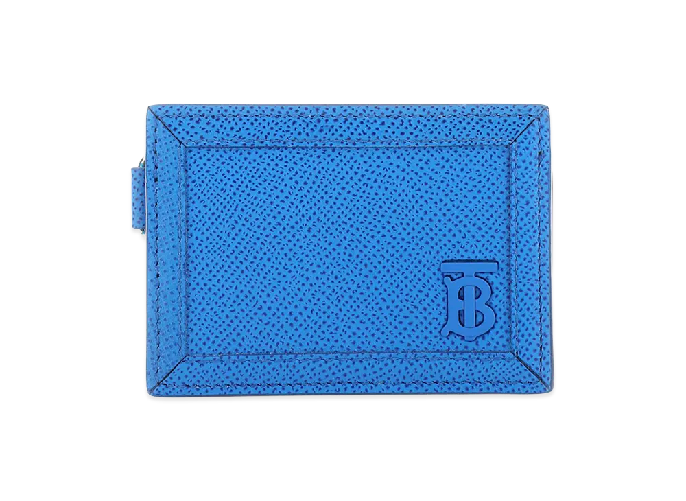 Burberry Turquoise Leather Card Holder "Blue"