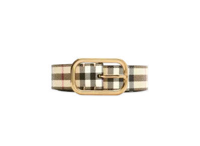 Burberry Check Belt "Archive Beige/Gold"