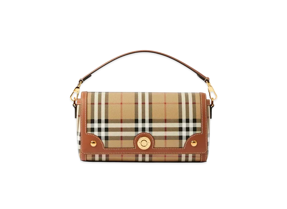 Burberry Top Handle Note Bag "Briar Brown"