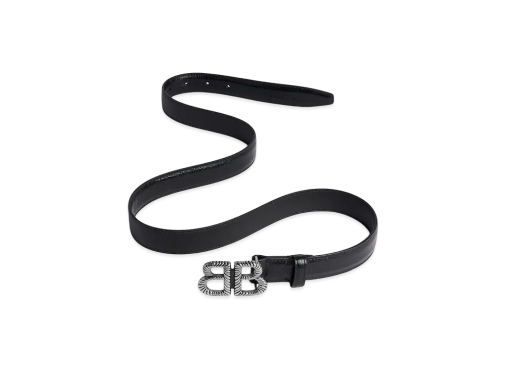 BALENCIAGA Monaco Twist Belt "Black"