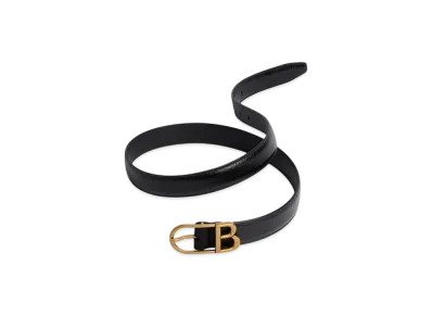 BALENCIAGA Classic B Belt "Black"