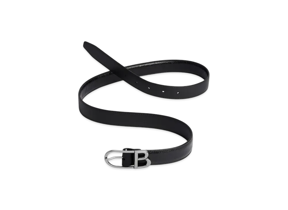 BALENCIAGA Classic B Belt "Black"