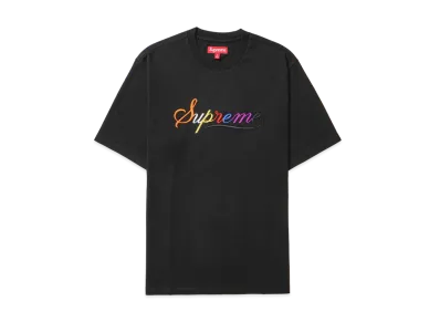 Supreme Cursive S/S Top "Black"