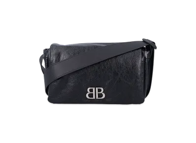 BALENCIAGA Monaco Messenger Bag "Black"