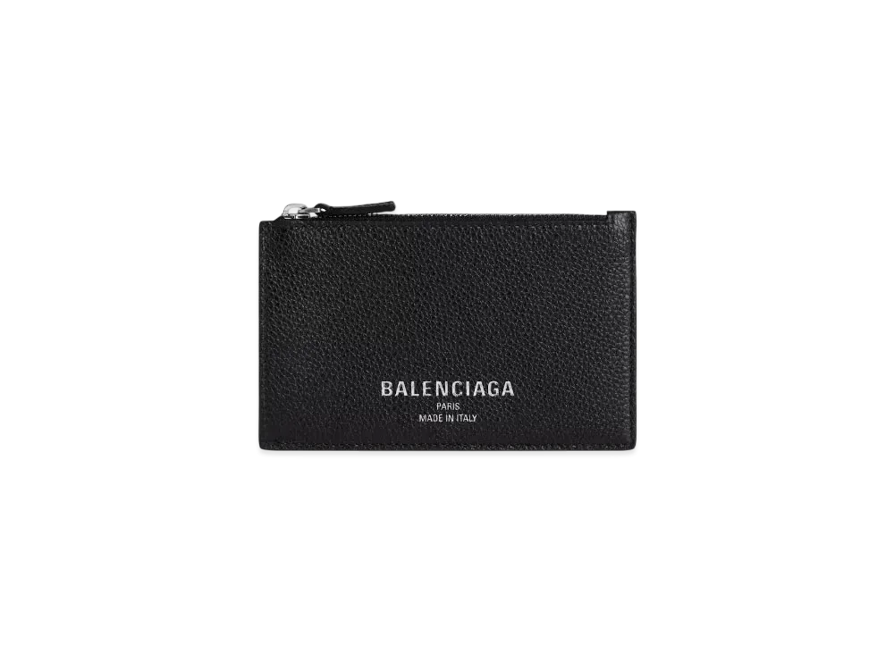BALENCIAGA Credit Long Coin and Card Holder "Black"