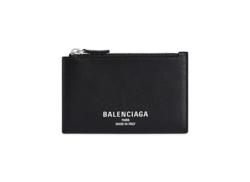 BALENCIAGA Credit Long Coin & Card Holder "Black"
