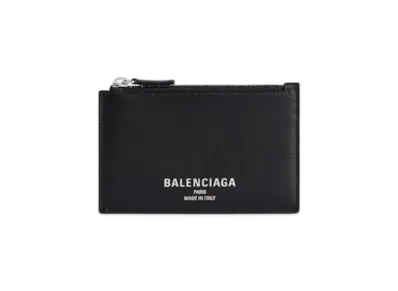BALENCIAGA Credit Long Coin & Card Holder "Black"