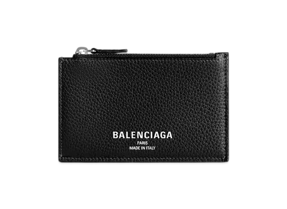 BALENCIAGA Credit Long Coin & Card Holder "Black"