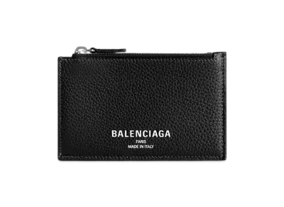 BALENCIAGA Credit Long Coin & Card Holder "Black"
