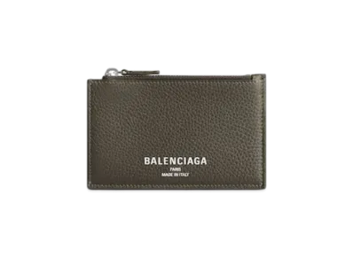 BALENCIAGA Credit Long Coin & Card Holder "Khaki"