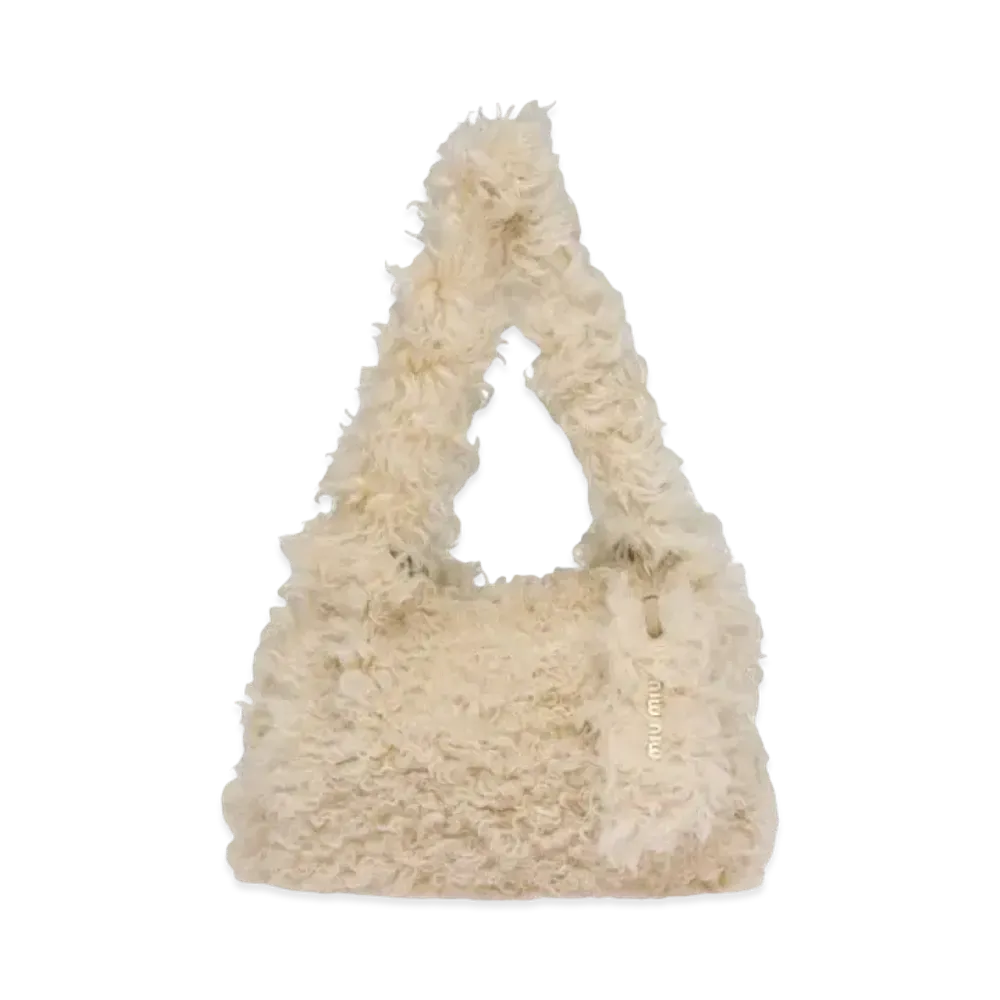 MIU MIU Shearing Shoulder Bag "Black"
