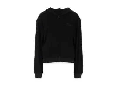 BALENCIAGA Women's Small Fit Zip Up "Black"