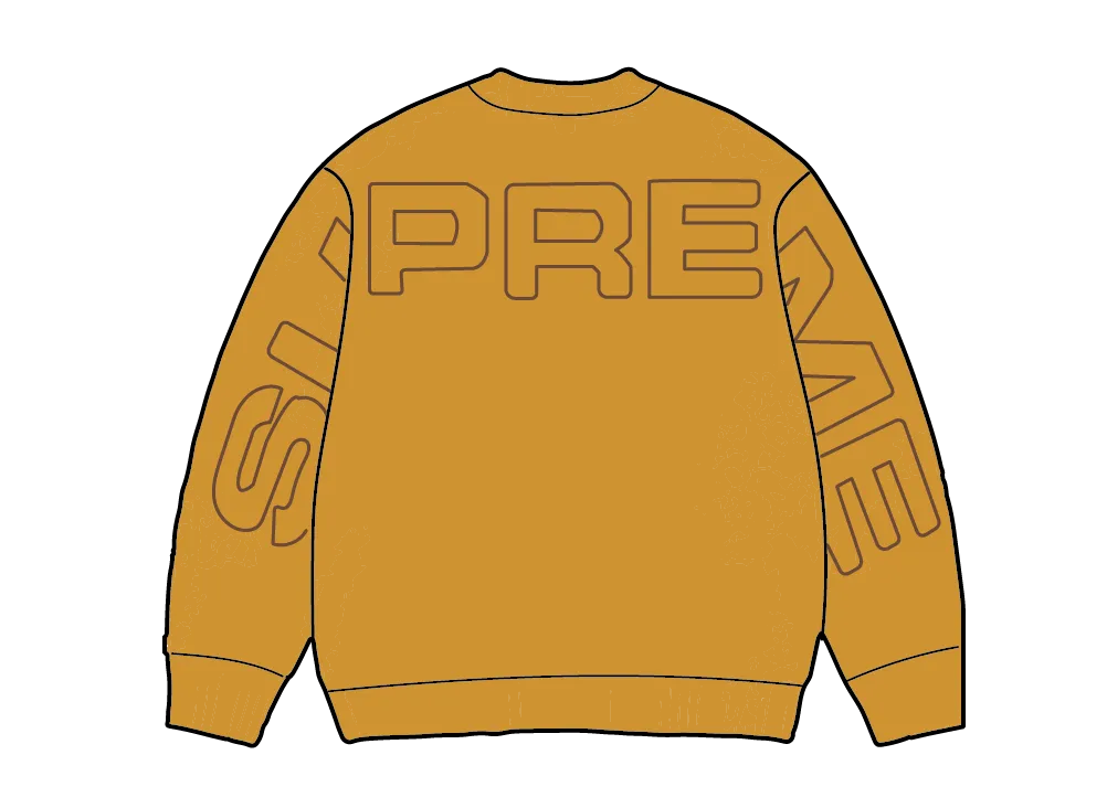 Supreme Pilled Sweater "Gold"