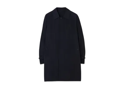 Burberry Men's EKD Applique Nylon Car Coat "Smoked Navy"