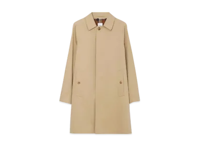 Burberry Men's Cotton Gabardine Car Coat "Honey"