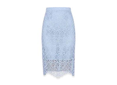 Burberry Women's Midi Skirt "Azure"