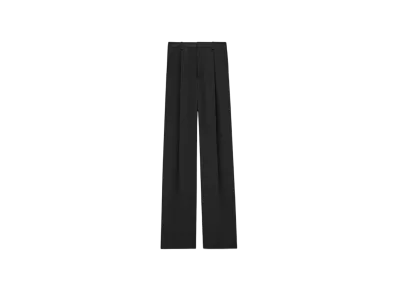 Saint Laurent Women's Pants in Silk Crepe
"Black"