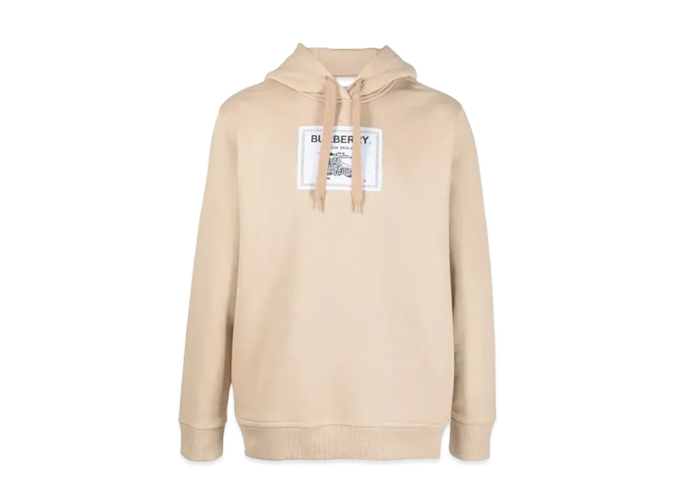 Burberry Men's Prorsum Label Cotton Hoodie "Soft Fawn"