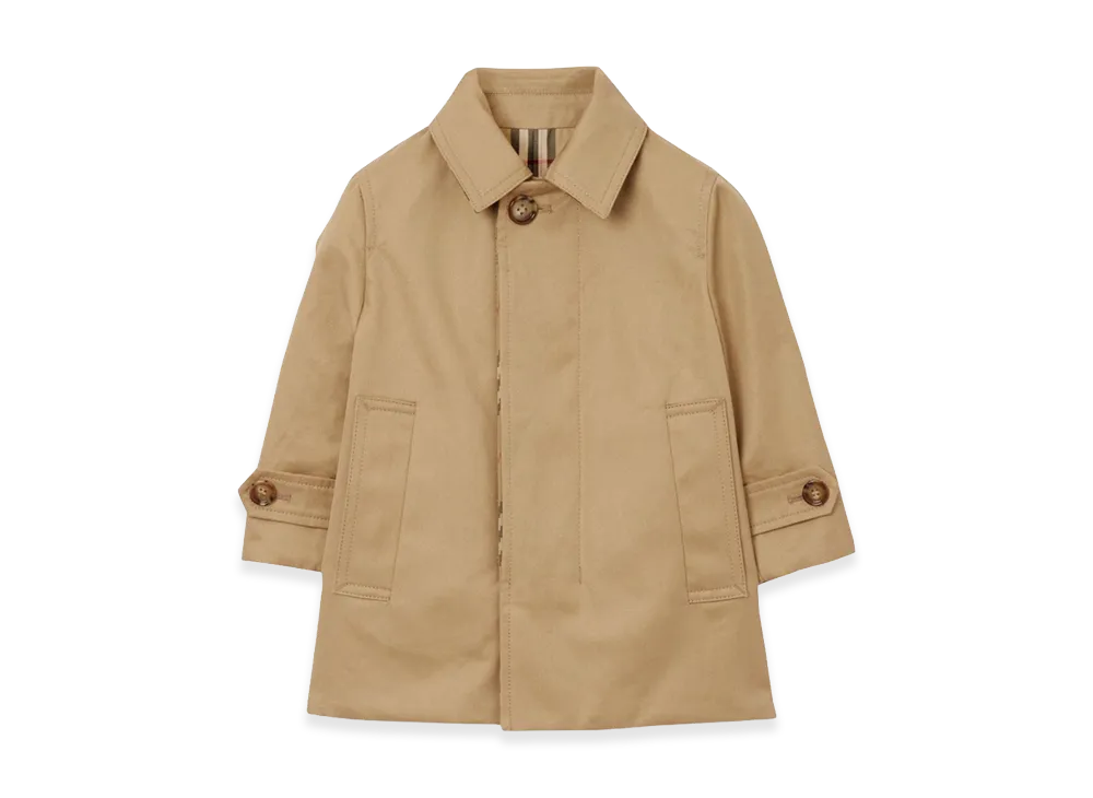 Burberry Kids Braxton Raincoat "Checked"