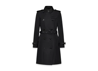 Burberry Women's Polyester Trench Coat "Black"