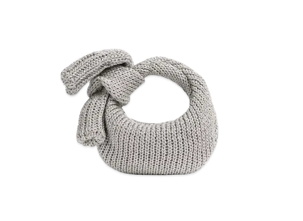 Bottega Veneta Mini Jodie "Silver"