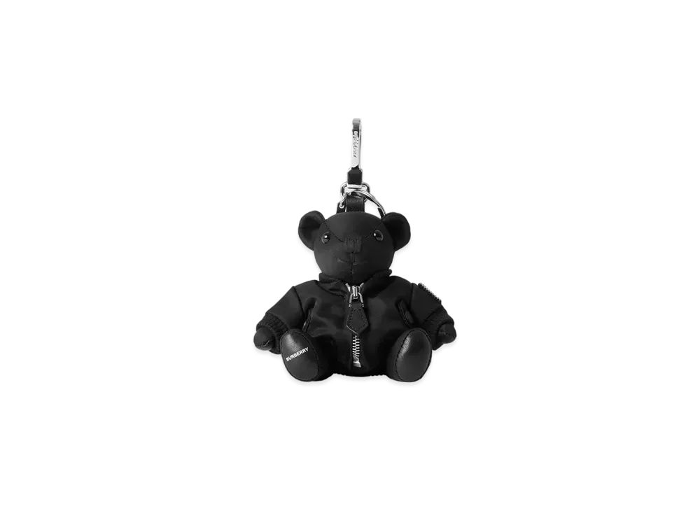 Burberry Thomas Bear Charm In Bomber Jacket "Black"