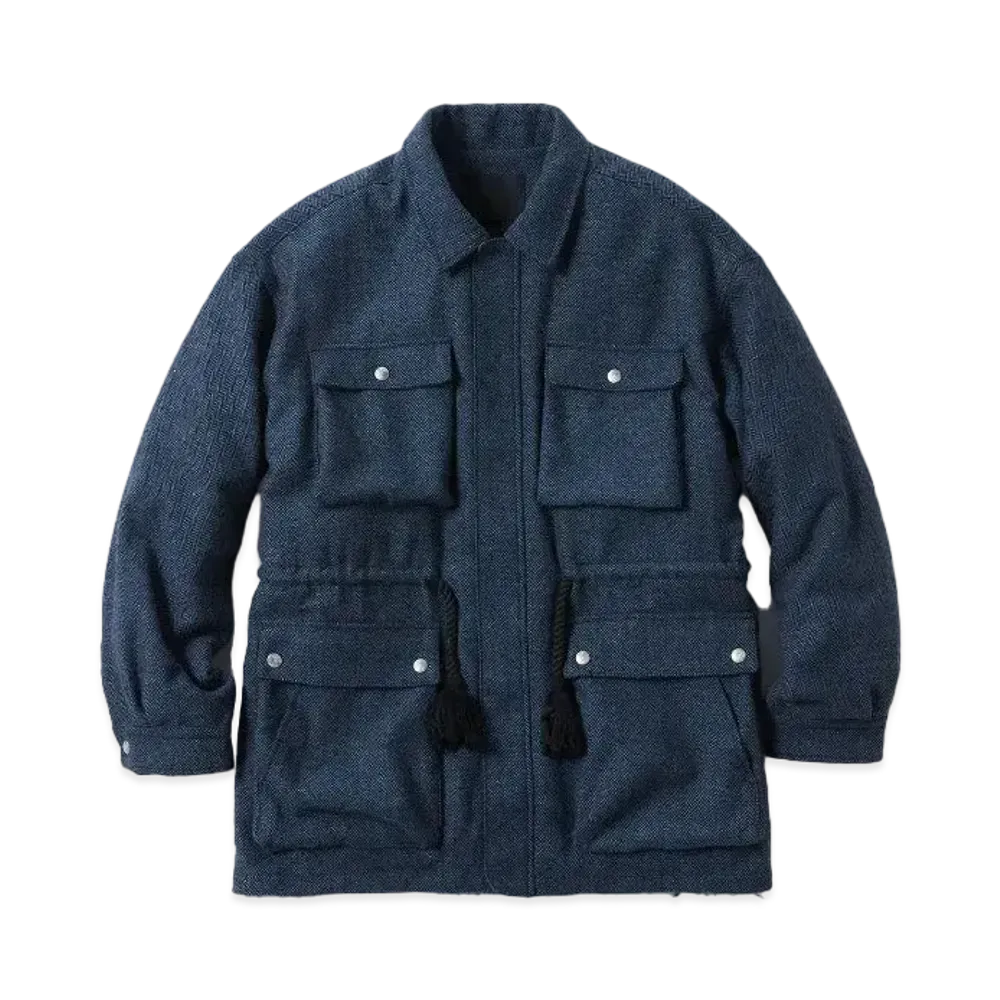 hyakki Herringbone M-65 "Navy"