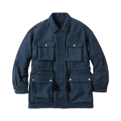 hyakki Herringbone M-65 "Navy"