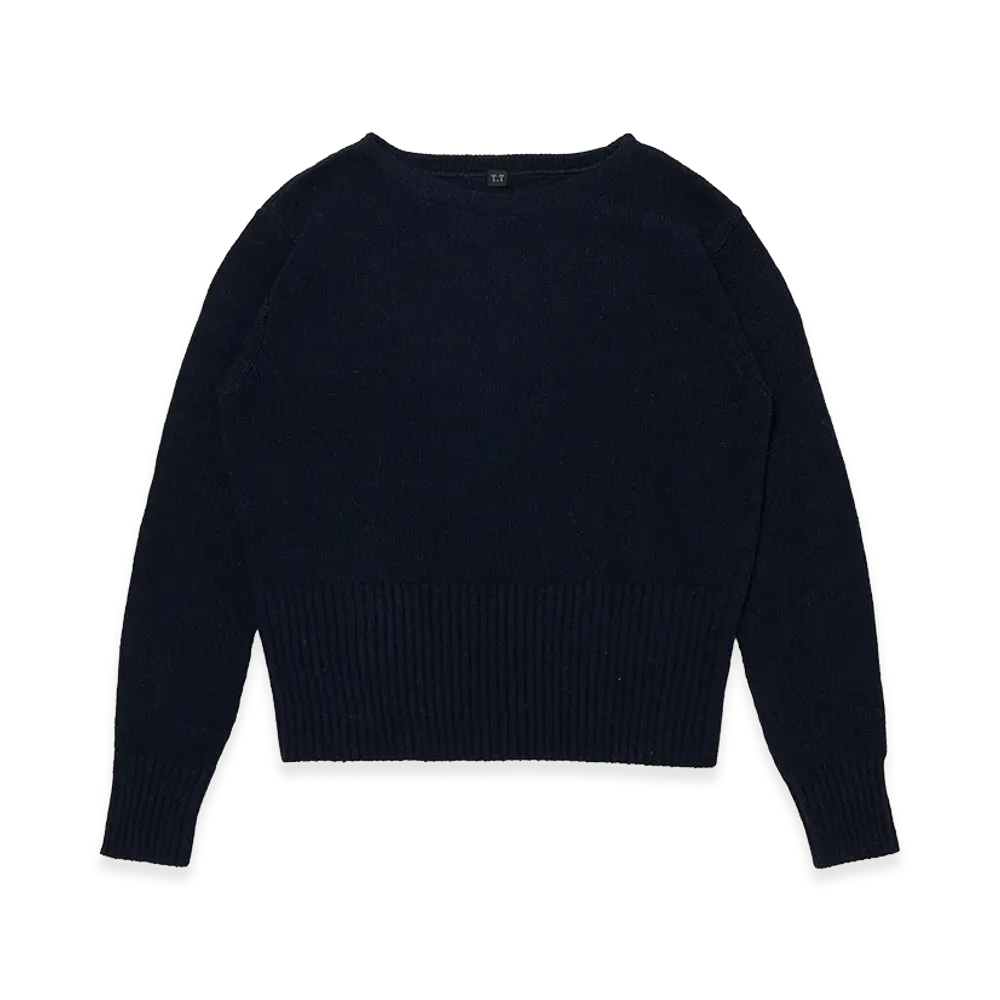 T.T Taiga Takahashi LOT.502 Varsity Letterman Sweater "Navy"