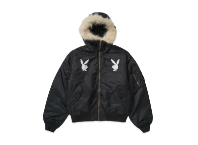 Supreme x Playboy Hooded MA-1 "Black"