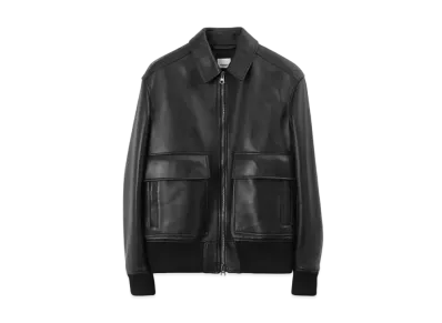 Burberry Men's Leather Jacket "Black"