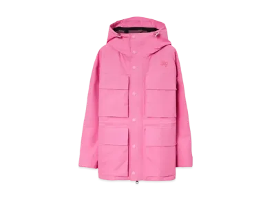 Burberry Men's Cotton Blend Parka "Bubblegum Pink"
