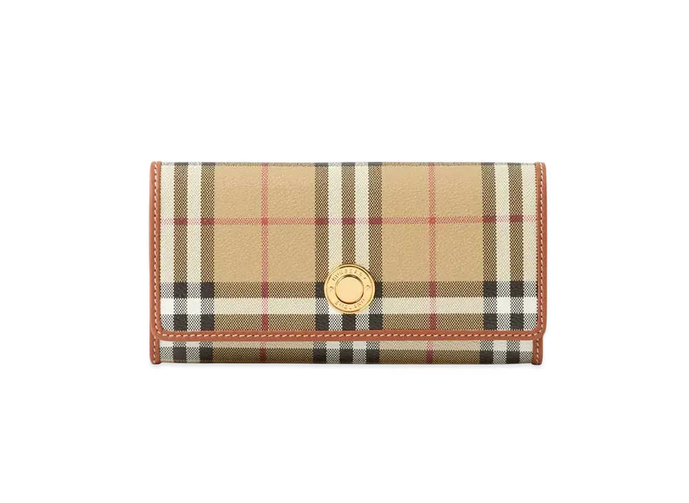 Burberry Check Continental Wallet "Archive Beige"
