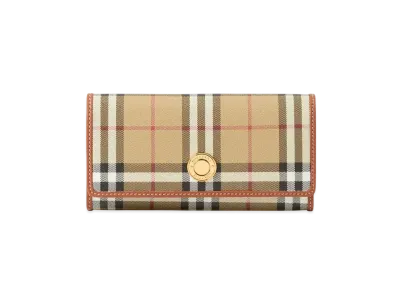 Burberry Check Continental Wallet "Archive Beige"