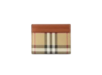 Burberry Check Card Case "Archive Beige"