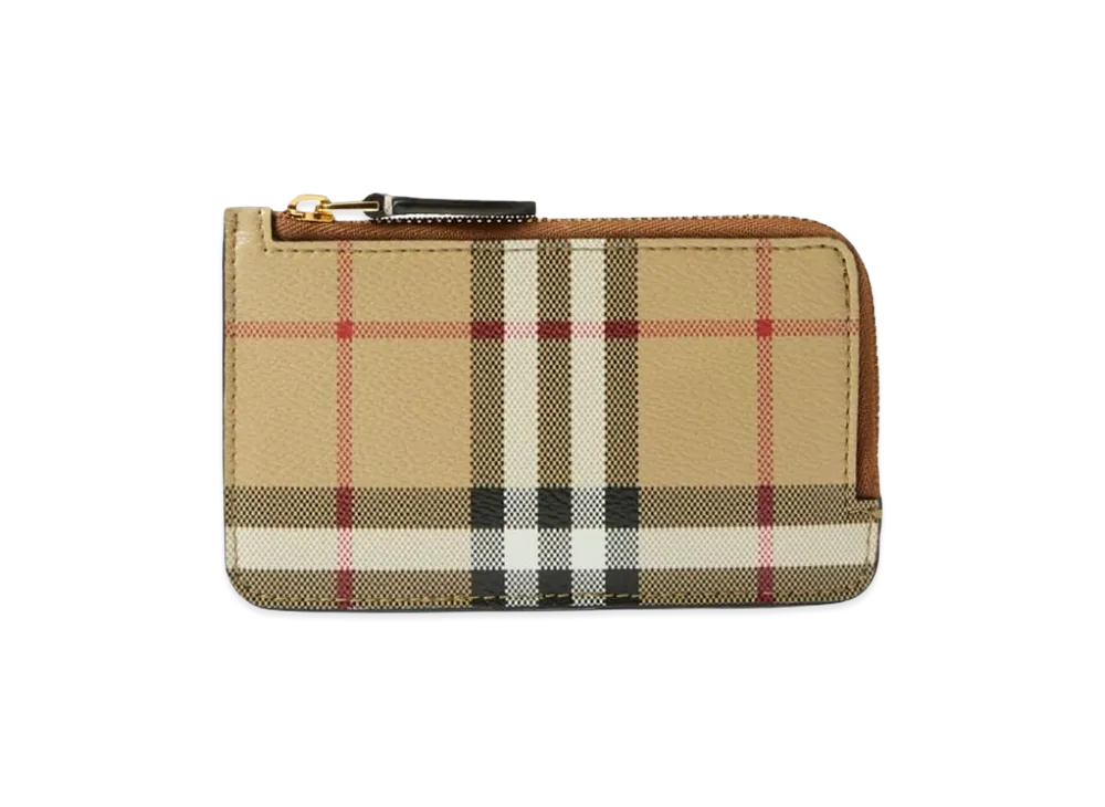 Burberry Women's Printed Canvas Card Holder "Beige"