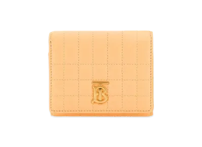 Burberry Women's Leather Small Lola Wallet "Peach Orange"