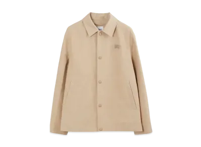 Burberry Men's Technical Cotton Jacket "Soft Fawn"