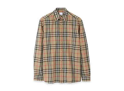 Burberry Check Shirt "Beige"