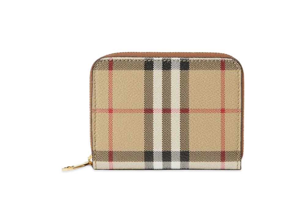 Burberry Women's Printed E-Canvas Wallet "Beige"