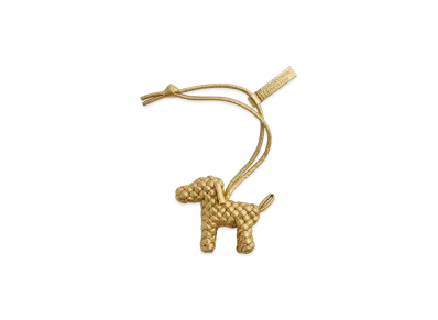 Bottega Veneta Dog Charm "Gold"